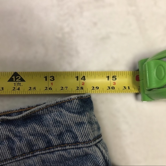 LEVI's Vintage Orange Tab 954 Denim Jeans Shorts - Picture 13 of 16